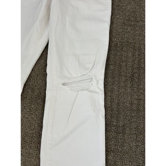NEW WITH TAGS OLD NAVY High-Waisted O.G. Straight White Jeans Size 2R - Picture 8 of 10